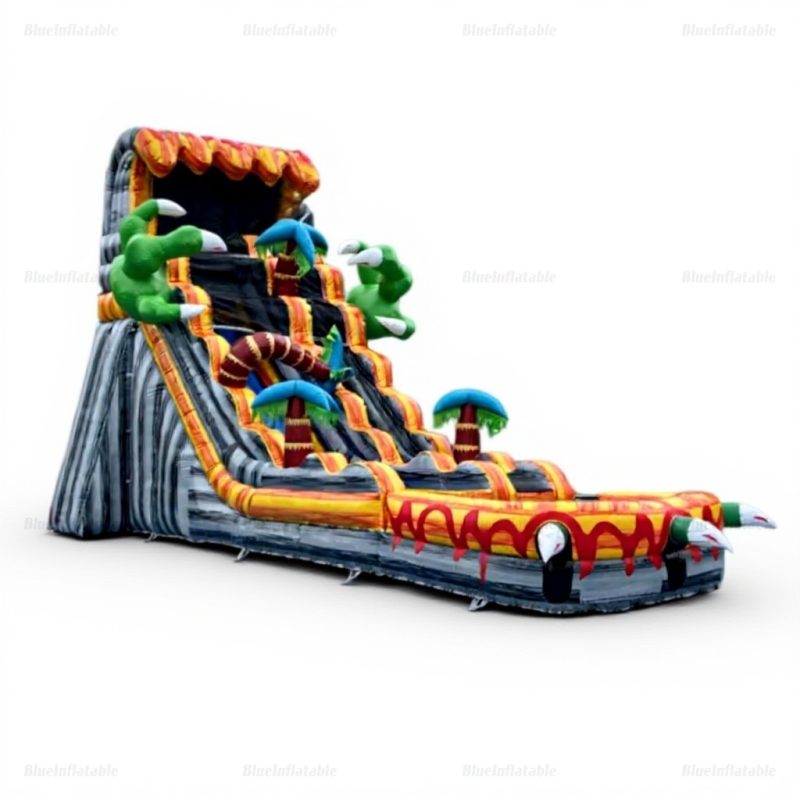 Dinosaur Inflatable Water Slide and Play Pool