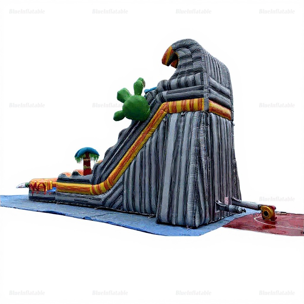 Dinosaur Inflatable Water Slide and Play Pool - Image 3