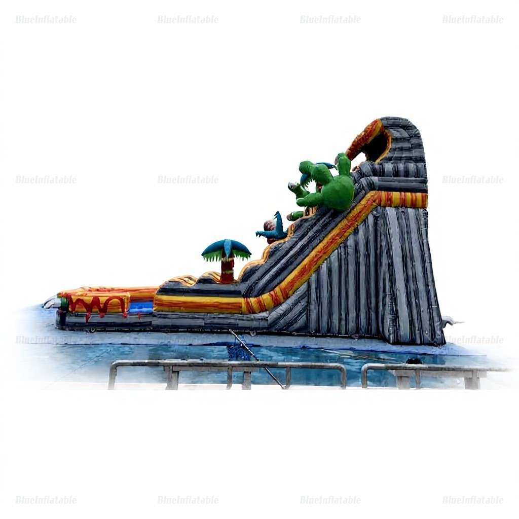 Dinosaur Inflatable Water Slide and Play Pool - Image 4