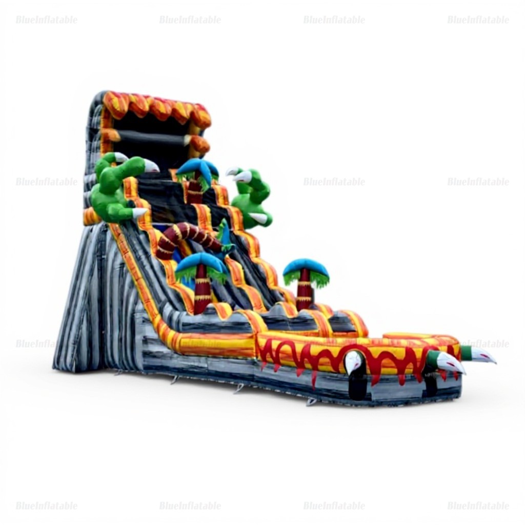 Dinosaur Inflatable Water Slide and Play Pool - Image 9