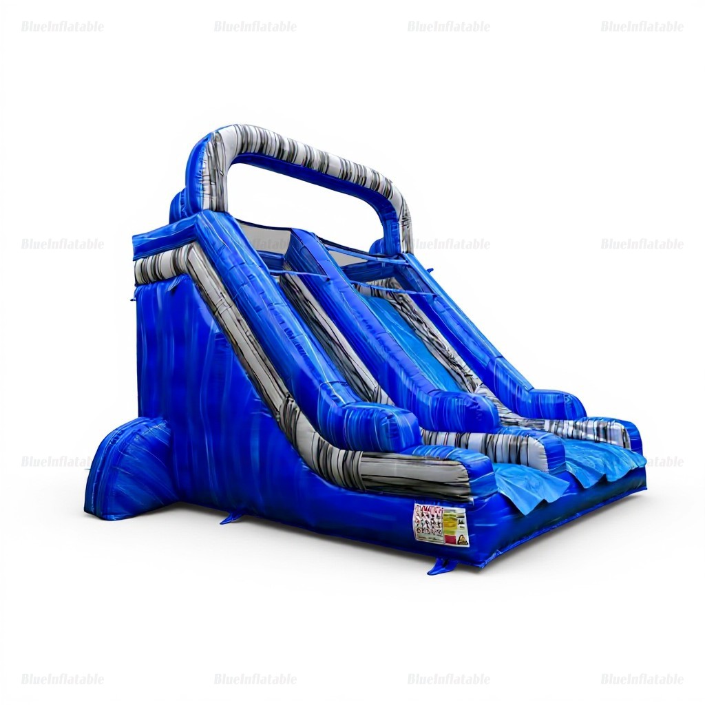 Inflatable Dry Slide and Pool Bounce House - Image 2