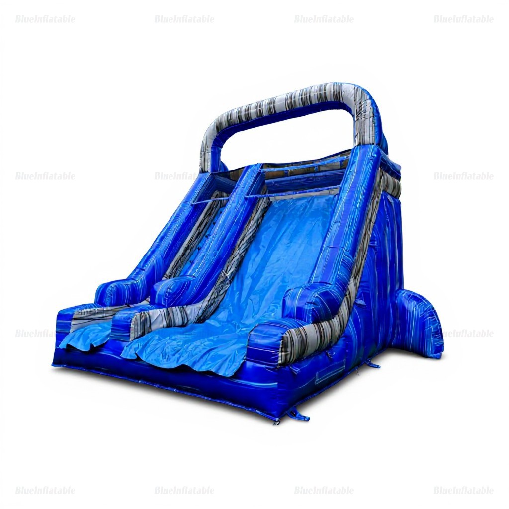 Inflatable Dry Slide and Pool Bounce House - Image 7
