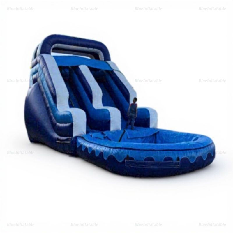 Inflatable Pool Slide & Splash Play Center