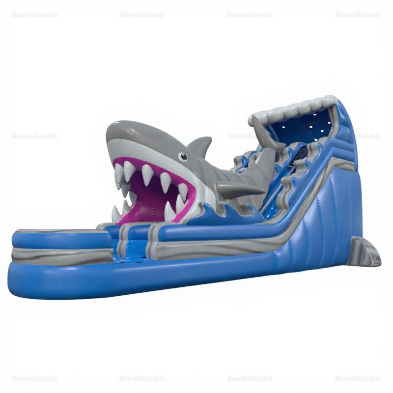 Shark Inflatable Water Slide & Splash Pool Play Center