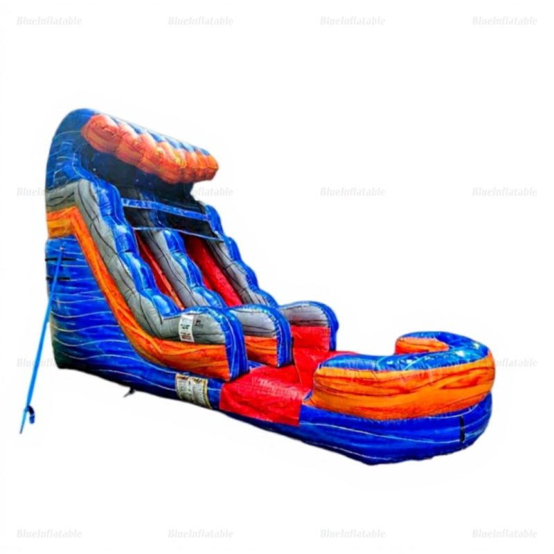 Inflatable Water Slide & Bounce House for Inground Pools