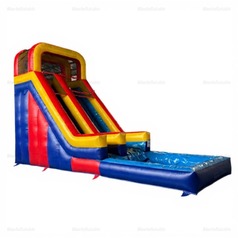 Commercial Inflatable Water Slide with Splash Pool