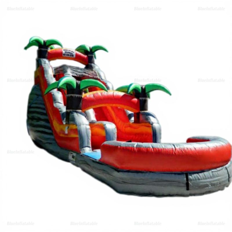 Tropical Inflatable Water Slide with 5-Year Warranty
