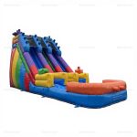 Giant Commercial Inflatable Water Slide with Pool Playground
