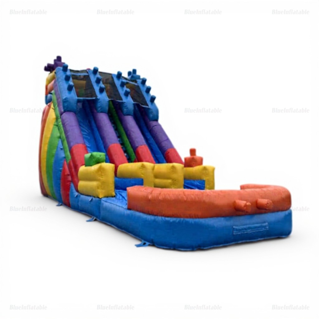 Giant Commercial Inflatable Water Slide with Pool Playground - Image 9