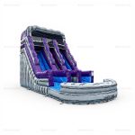 Purple Wave Double Inflatable Water Slide for Pools