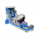Commercial Inflatable Shark Water Slide for Kids & Adults