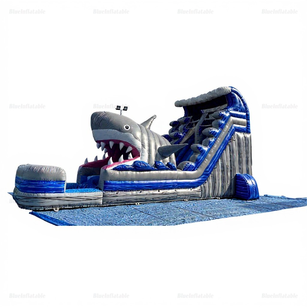 Commercial Shark Inflatable Water Slide for Events - Image 7