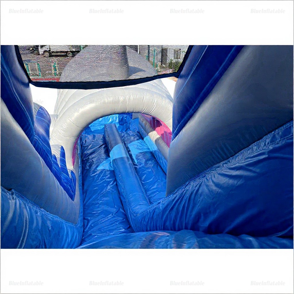 Commercial Shark Inflatable Water Slide for Events - Image 9