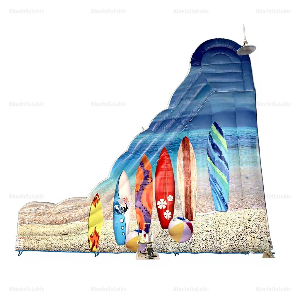Giant Commercial Inflatable Surf Water Slide with Pool - Image 4