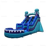 Jellyfish Inflatable Water Slide for Above Ground Pools