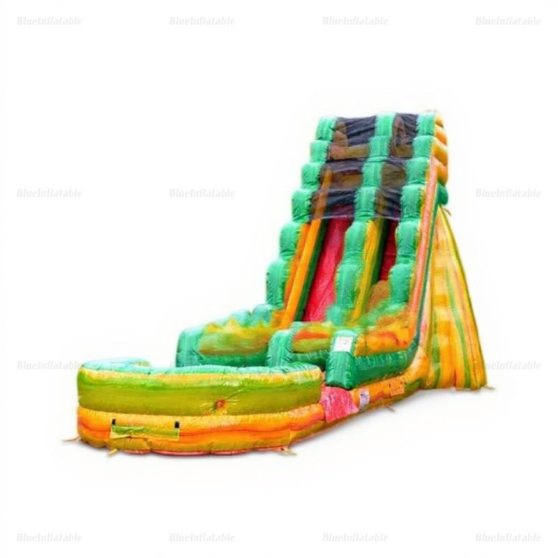 Commercial Inflatable Water Slide & Splash Pool Combo