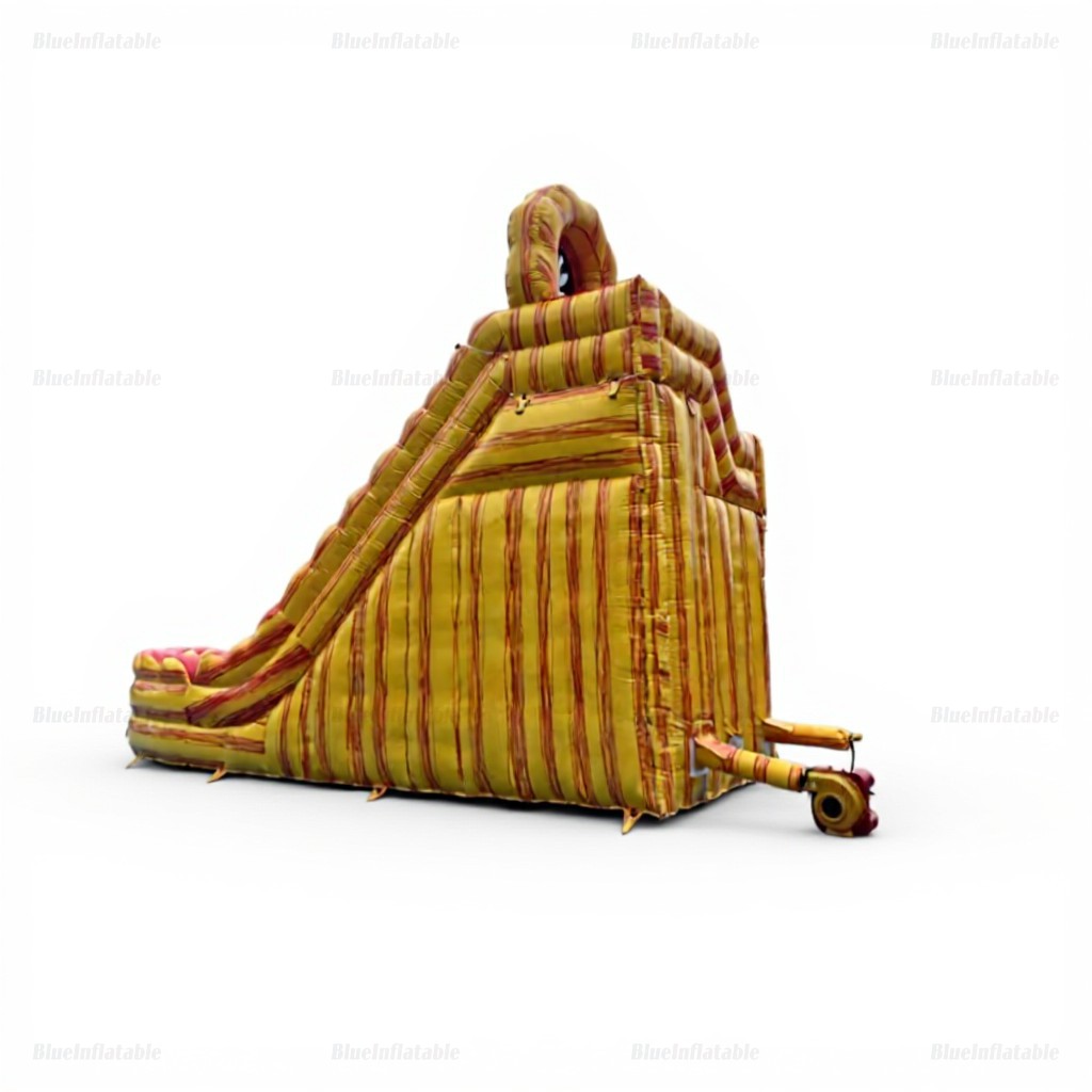 Commercial Dual Lane Curved Inflatable Water Slide Playground - Image 3