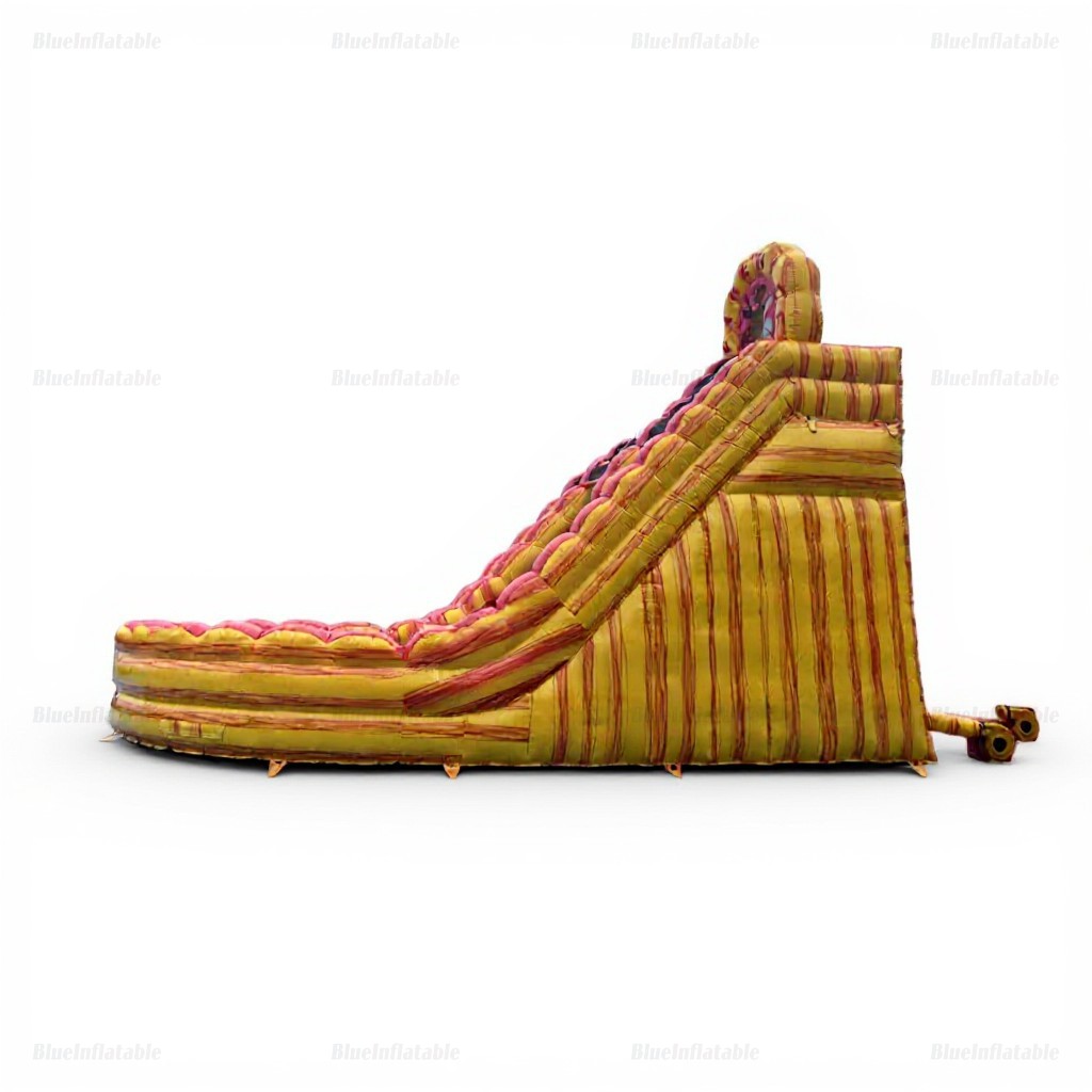 Commercial Dual Lane Curved Inflatable Water Slide Playground - Image 9