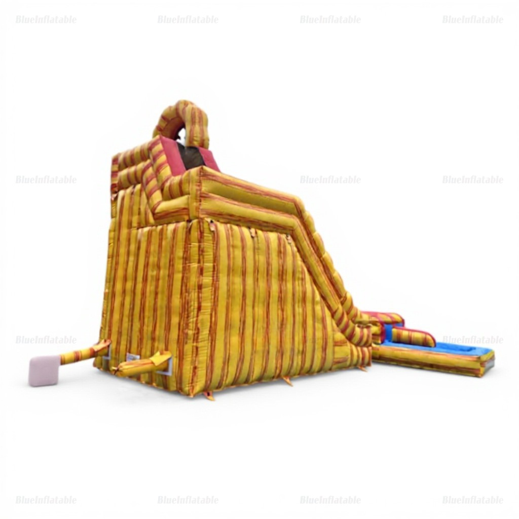 Commercial Dual Lane Curved Inflatable Water Slide Playground - Image 11