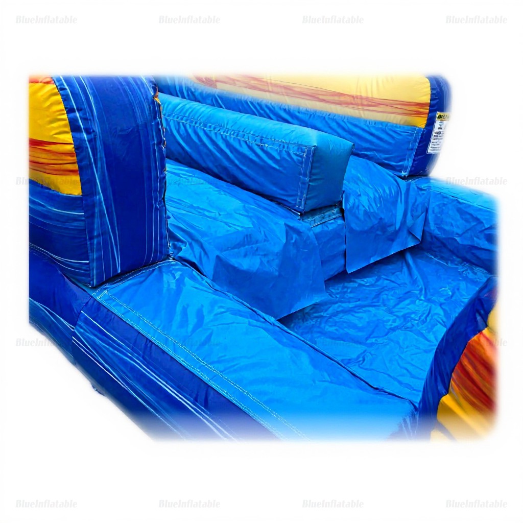 Dual Lane Commercial Inflatable Water Slide & Pool Combo - Image 3