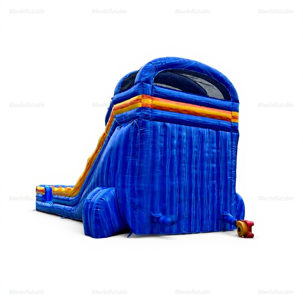 Dual Lane Commercial Inflatable Water Slide & Pool Combo - Image 12