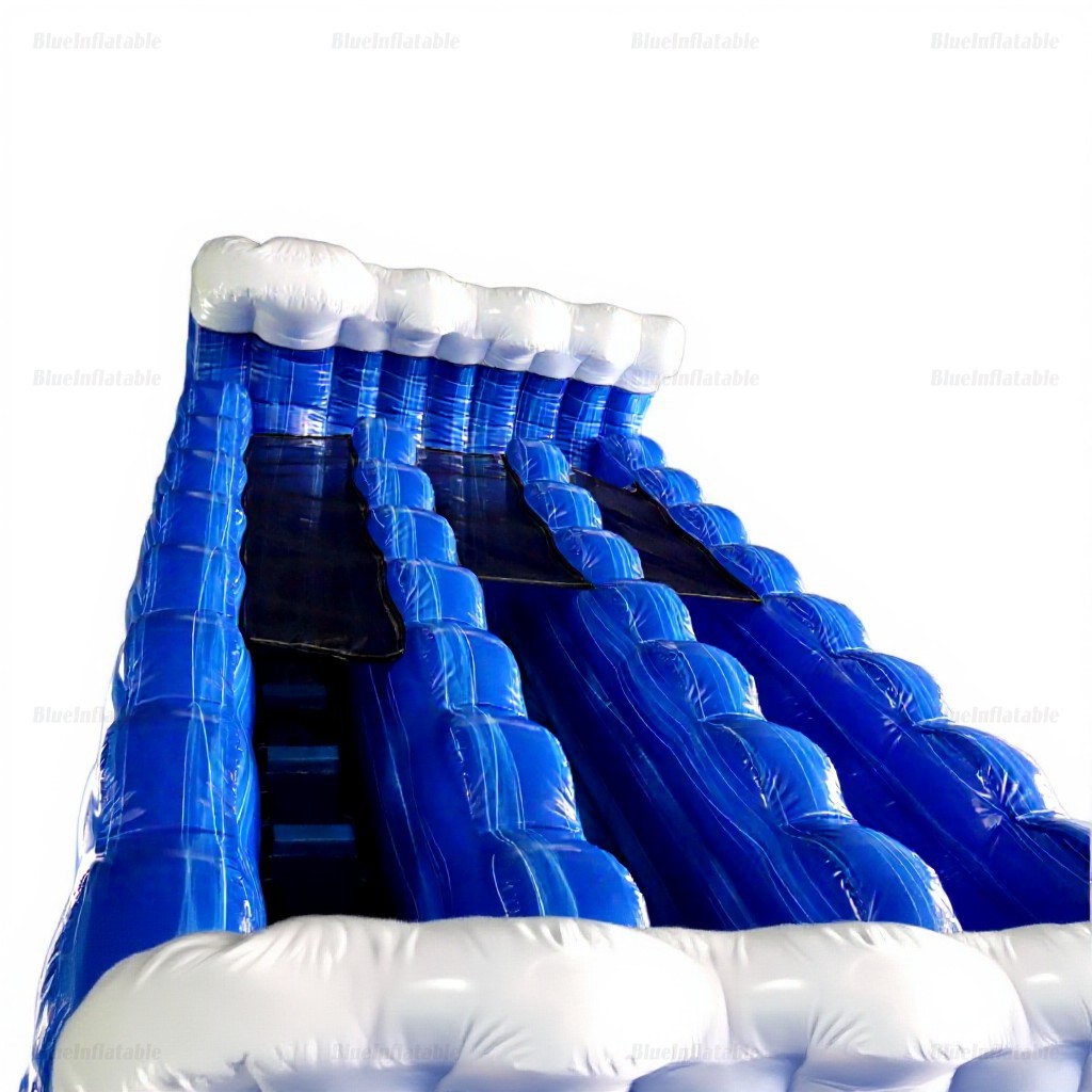 Blue Crush Double Lane Inflatable Water Slide & Pool - Image 3