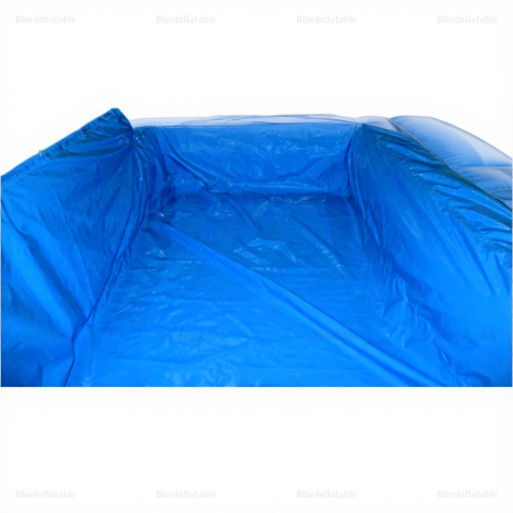 Green Marble Dual Lane Wave Inflatable Water Slide - Image 9