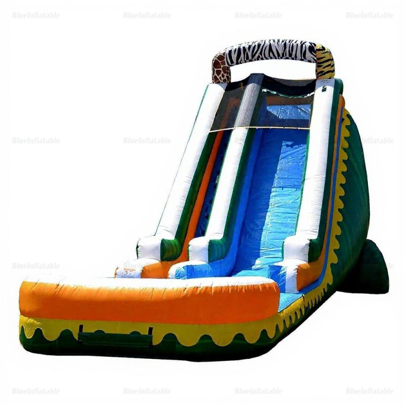 Giant Inflatable Water Slide with Splash Pool
