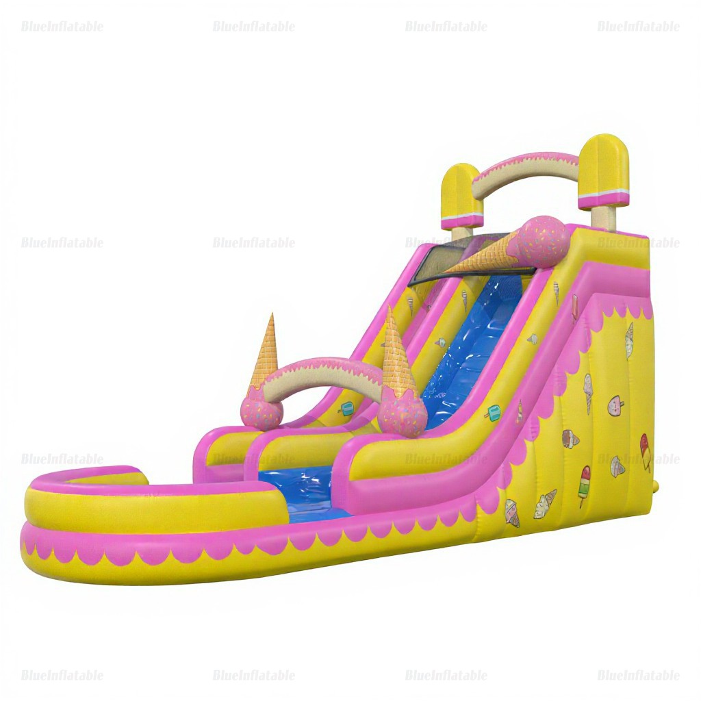 Ice Cream Inflatable Water Slide & Pool Rental - Image 2