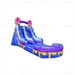 Ice Pops Commercial Inflatable Water Slide with Deep Pool