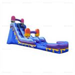 Ice Pops Commercial Water Slide with Detachable Deep Pool