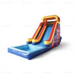 Commercial Inflatable Water Slide with Splash Pool