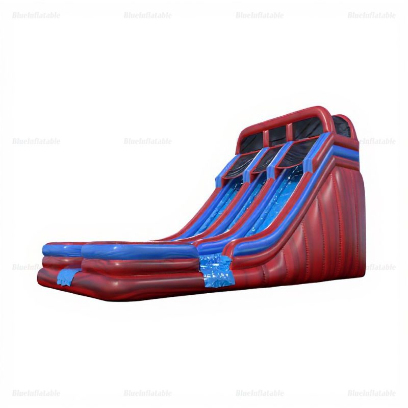 Dual Lane Inflatable Water Slide Playground Rental
