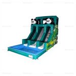 Giant Inflatable Panda Water Slide for Pool Parties