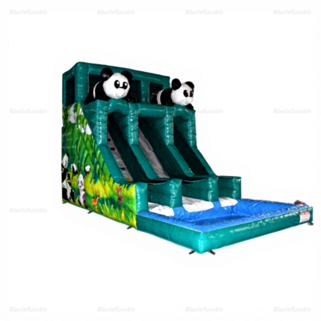 Giant Inflatable Panda Water Slide for Pool Parties - Image 7