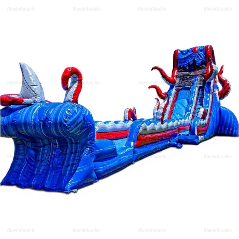 Inflatable Above-Ground Pool Water Slide Bounce House