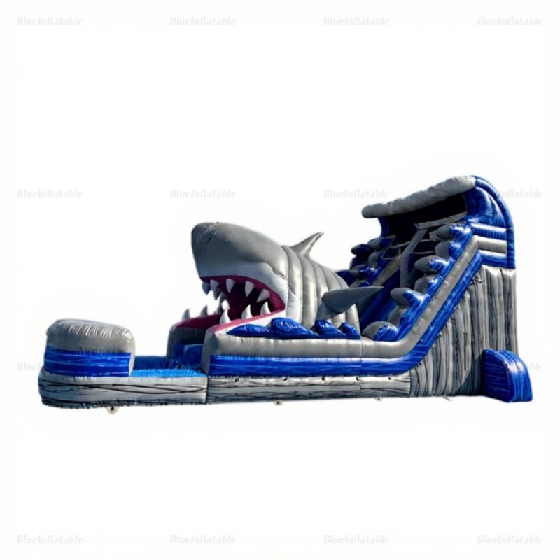 Shark Inflatable Water Slide & Bounce House