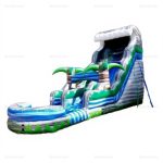 Adult Inflatable Water Slide with Splash Target
