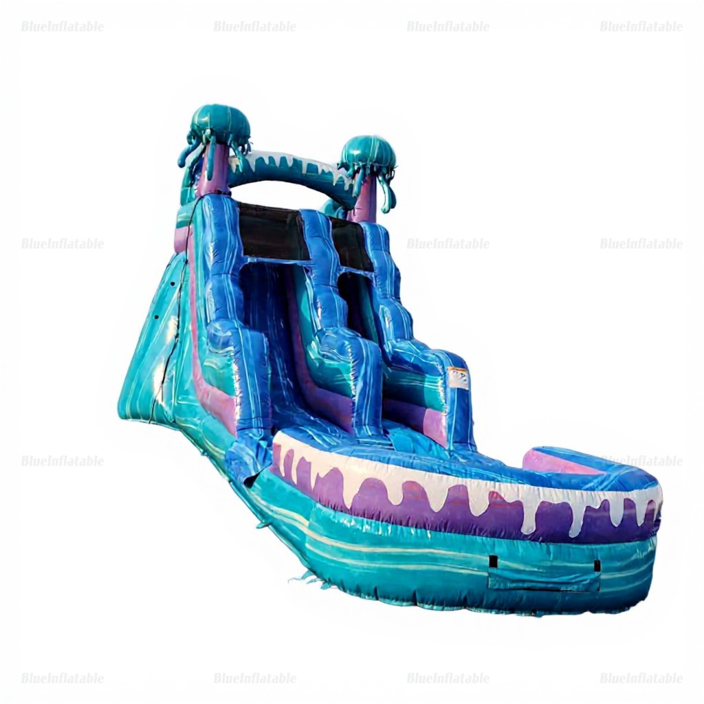 Inflatable Outdoor Water Slide and Pool