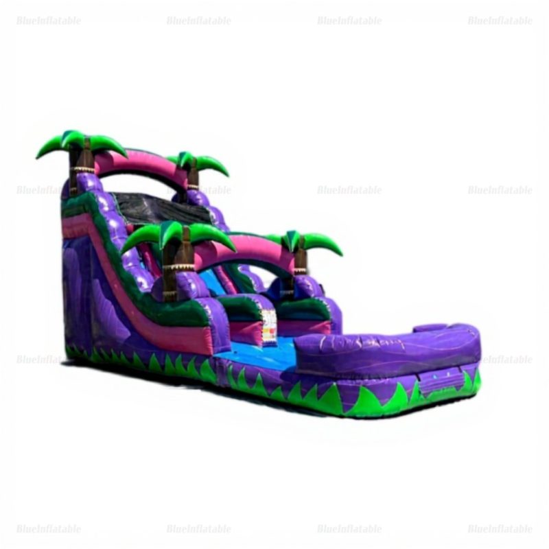 Giant Coconut Tree Seaside Inflatable Water Slide