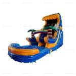 Giant Inflatable Water Slide Bounce House for Pool Parties