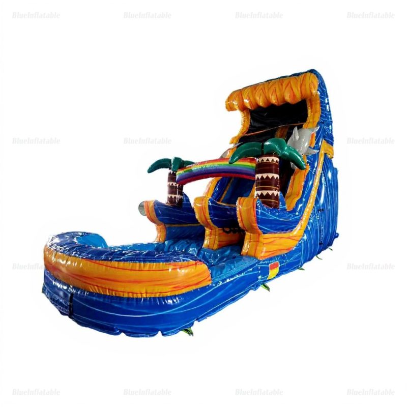 Giant Inflatable Water Slide Bounce House for Pool Parties