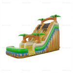 Giant Inflatable Water Slide with Pool Rental