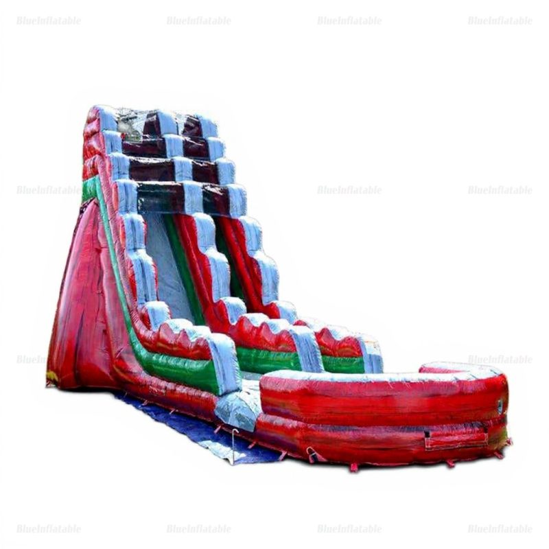 Inflatable Outdoor Water Slide with Pool