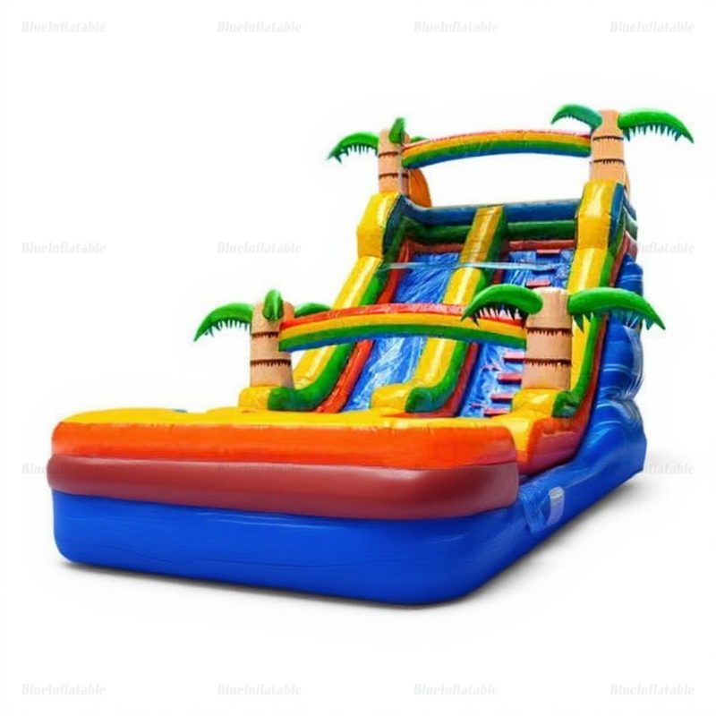 Commercial Inflatable Water Slide and Pool Combo