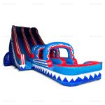 Commercial Double Inflatable Water Slide with Pool