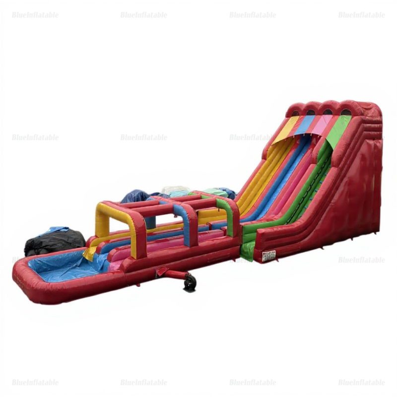 Kids Inflatable Water Slide & Jumping Castle Pool