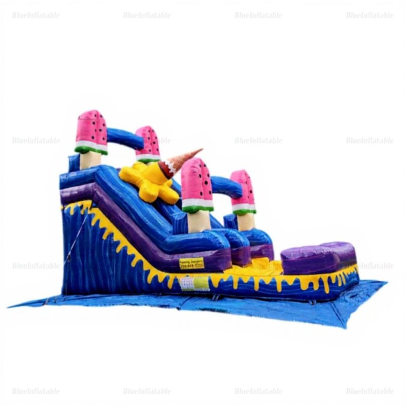 Commercial Inflatable Water Slide with Boat Theme