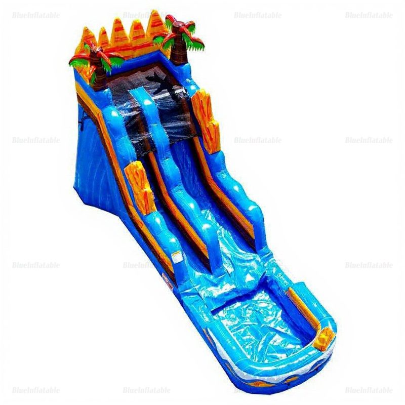 Oasis Commercial Inflatable Water Slide with Pool