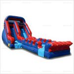 Commercial-Grade Kids Inflatable Water Slide, 0.55mm PVC